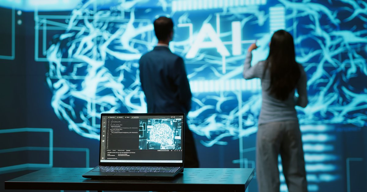 HR professional using AI tools to design corporate training program