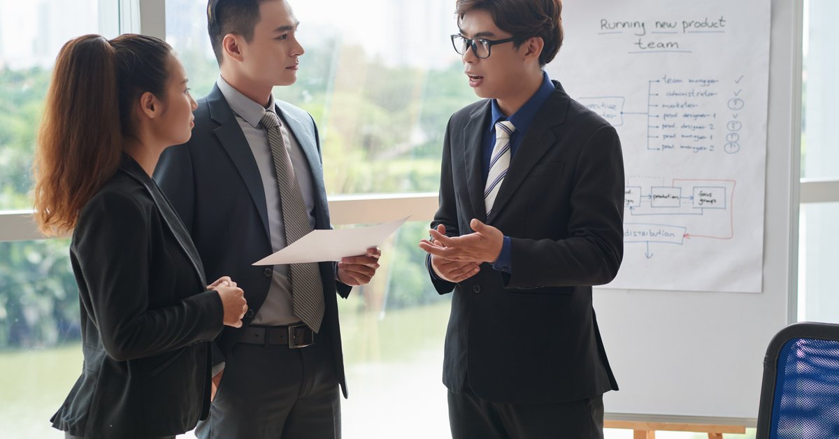 Small business team participating in corporate training workshop